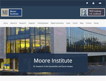 Tablet Screenshot of mooreinstitute.ie